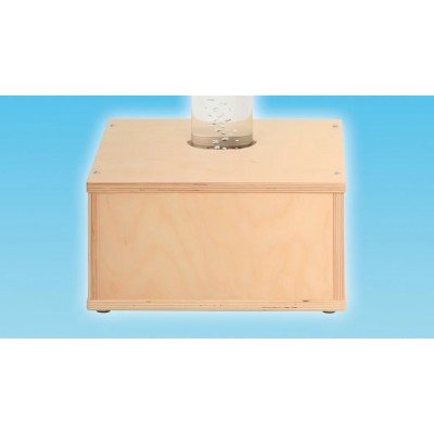 Holzsockel für Wassersäule - Material: Buche - Maße: 39x39x19,5cm - Lieferung ohne Wassersäule