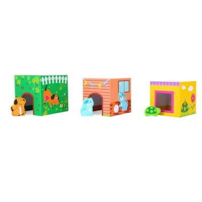 Stack cubes with figures Pets